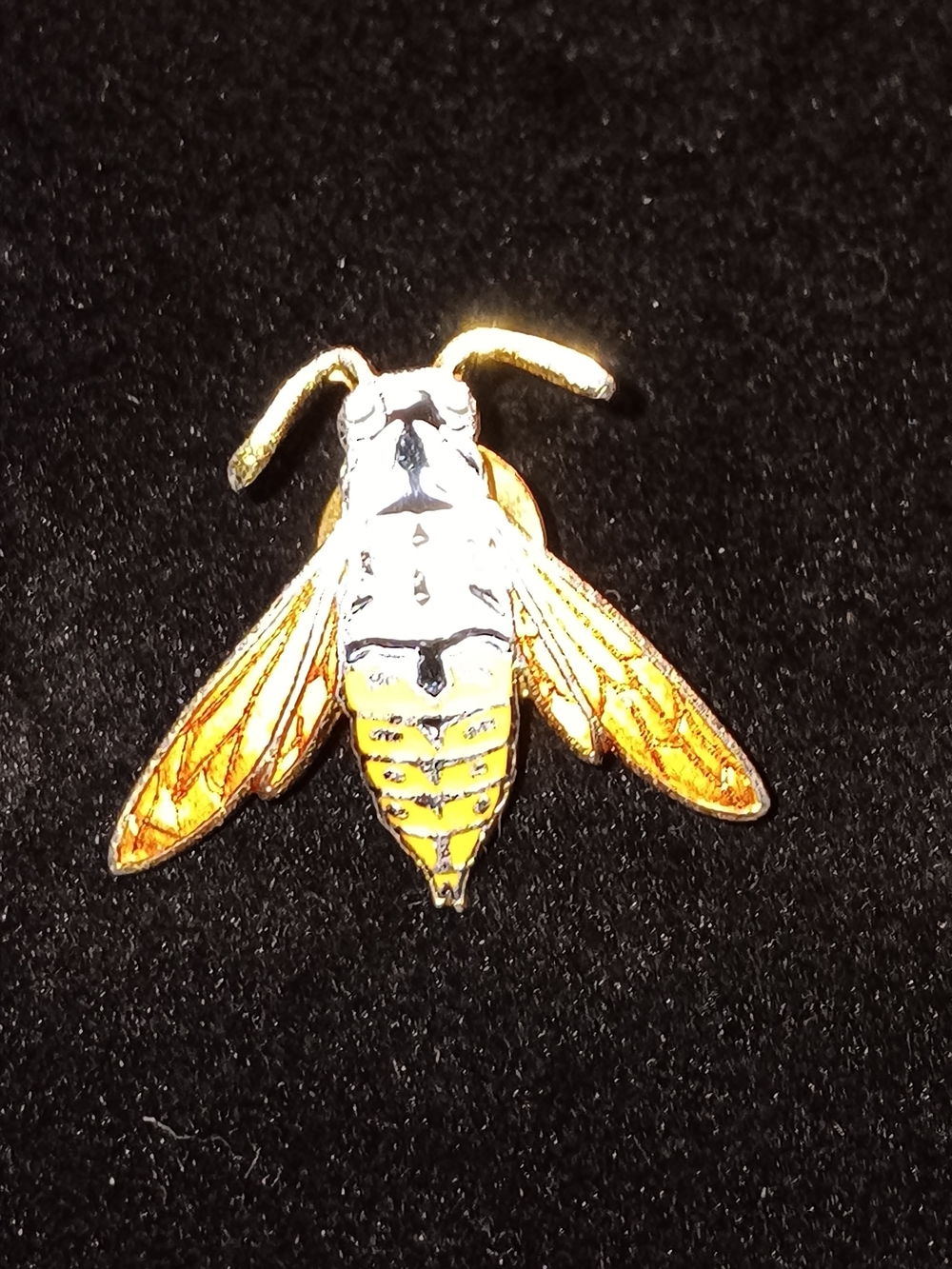 Yellow Bee Enamel Brooch - Women's Jewelry